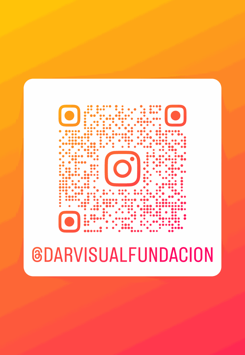 Código QR del Instagram @darvisualfundacion